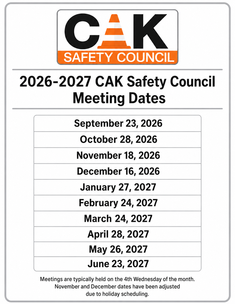 cak safety council dates 26.27